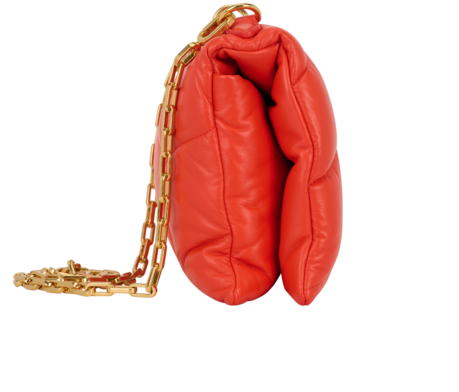 Little Softie, &pound;250, Handbags, Orange, Leather, Side view